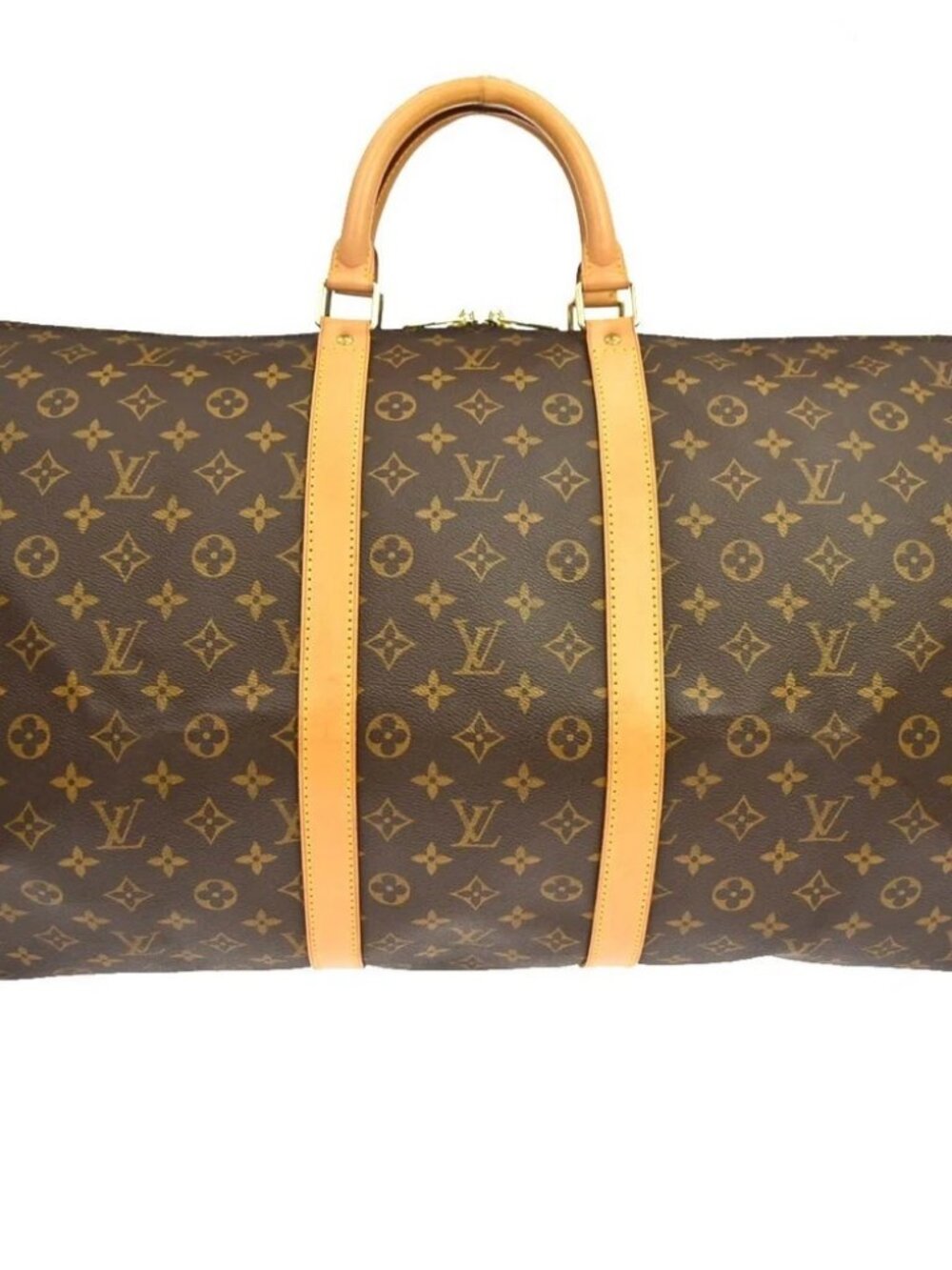Louis Vuitton Monogram Keepall 55 Travel Handbag